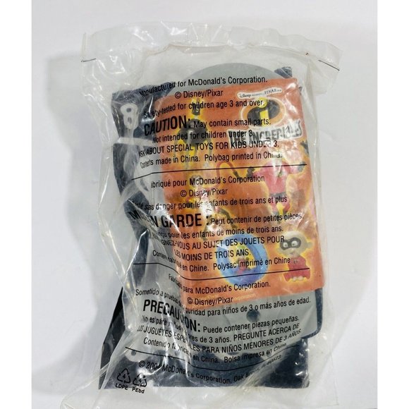 Disney Pixar Incredibles McDonalds Happy Meal Toy Superhero Frozone Mr Jack Jack - Picture 5 of 10